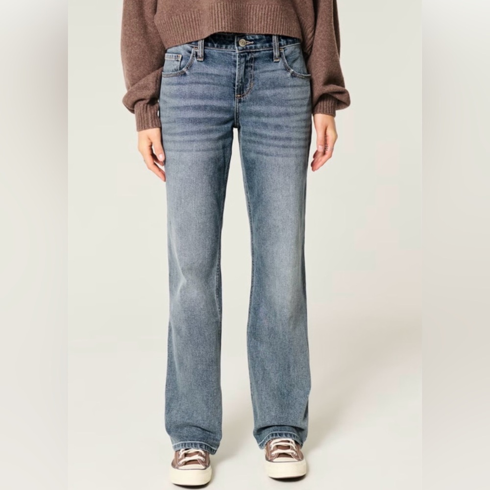 Hollister Low-Rise Blue Denim Jeans